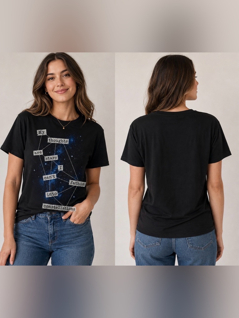 Fault in Our Stars Graphic Tee Size Small Black Movie Shirt
